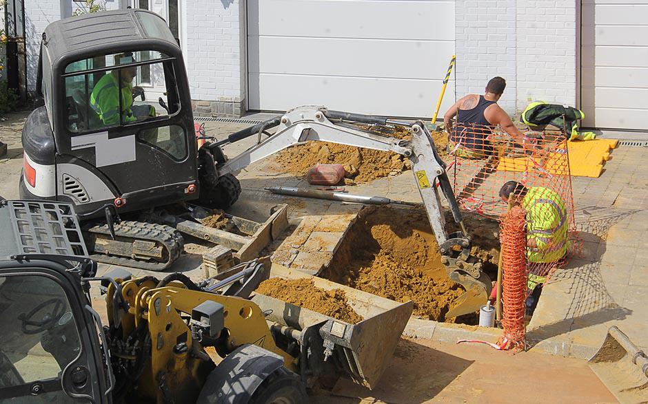 travaux assainissement Romainville